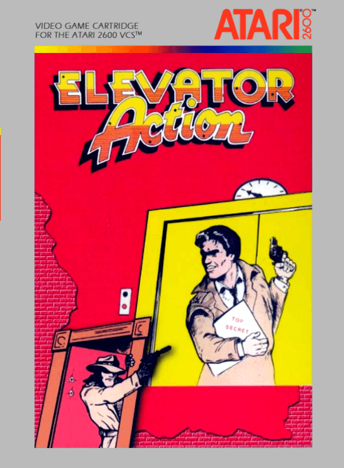 Elevator Agent box art for Atari 2600